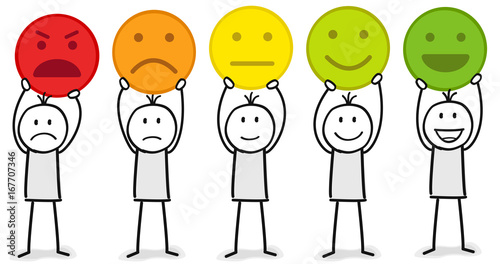 Figuren mit Smiley Bewertung
