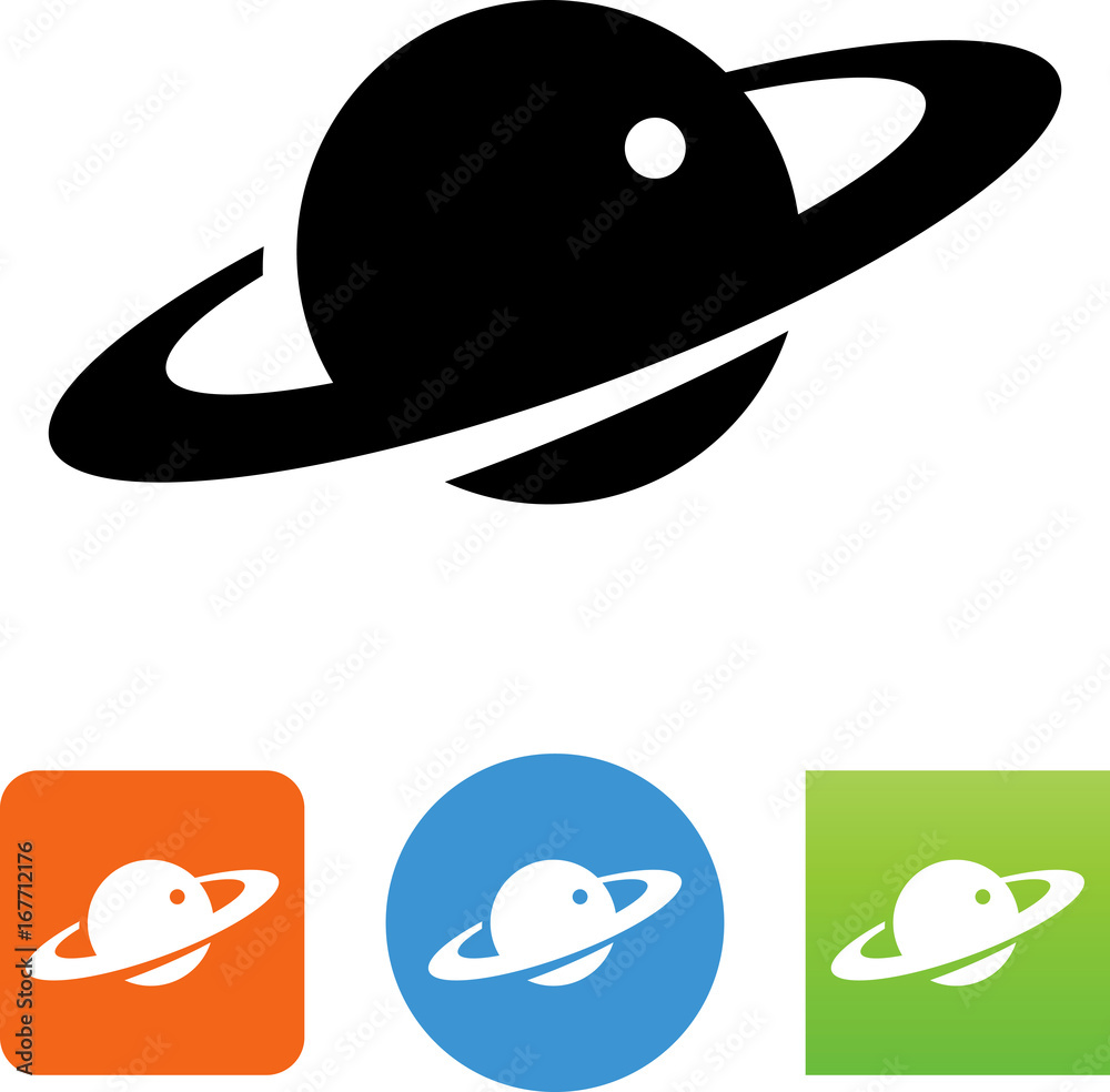 Saturn Icon - Illustration Saturn Icon - Illustration