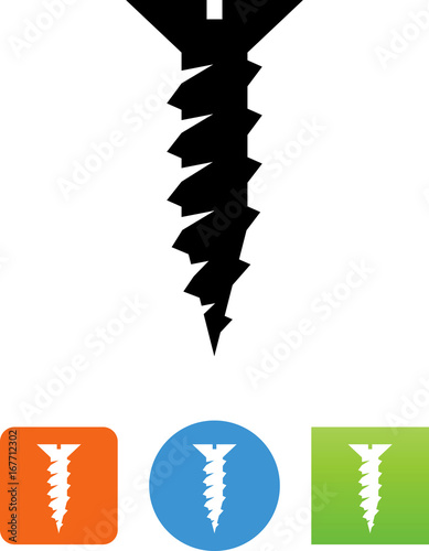 Screw Icon - Illustration