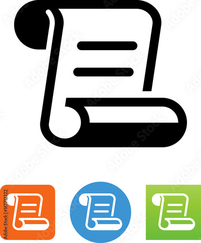 Script Icon - Illustration