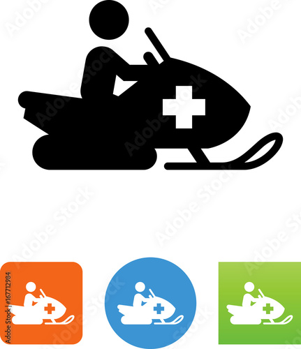 Ski Patrol Icon - Illustration