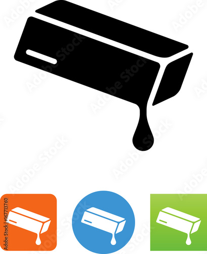 Stick Of Butter Icon - Illustration