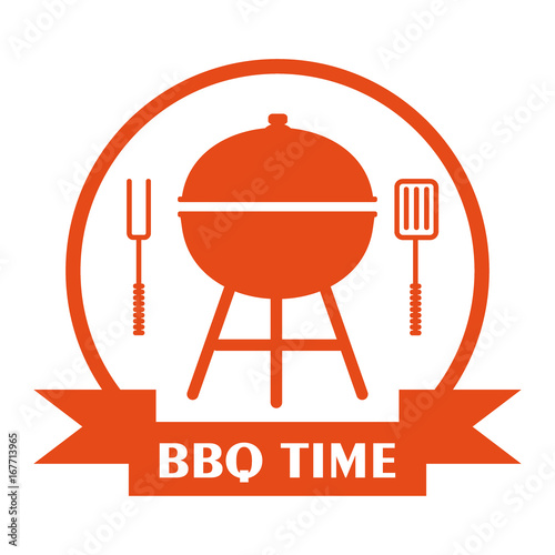 bbq time red logo