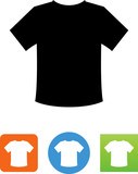 Tee Shirt Icon - Illustration