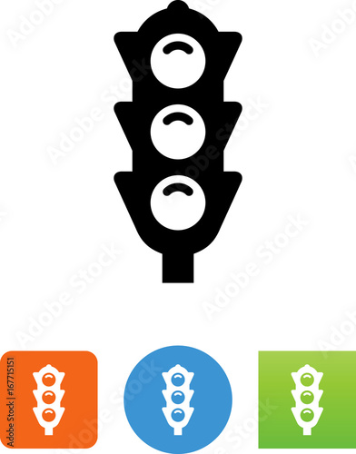 Traffic Signal Icon - Illustration