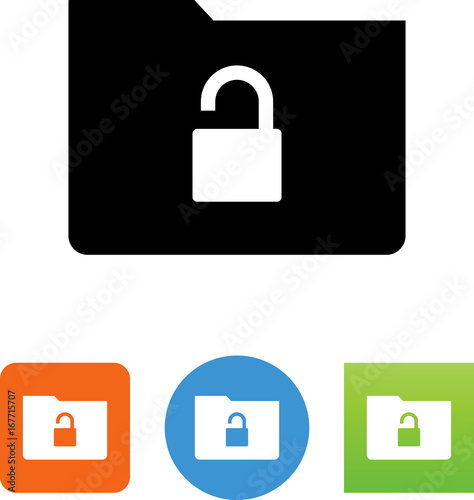 Unlocked Directory Icon - Illustration