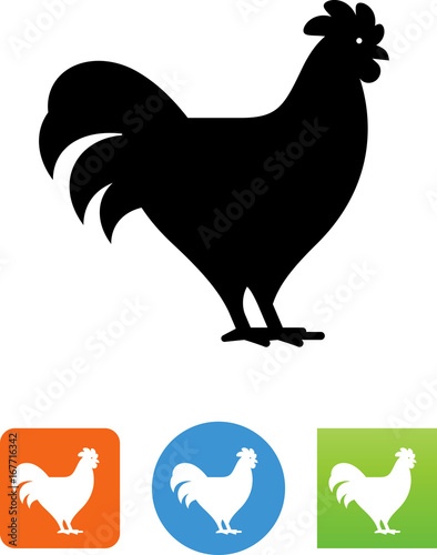 Vector Design Chicken Icon - Illustration