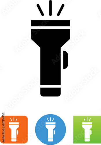 Vector Flashlight Icon