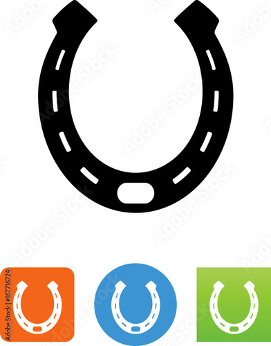 Vector Horseshoe Icon - Illustration