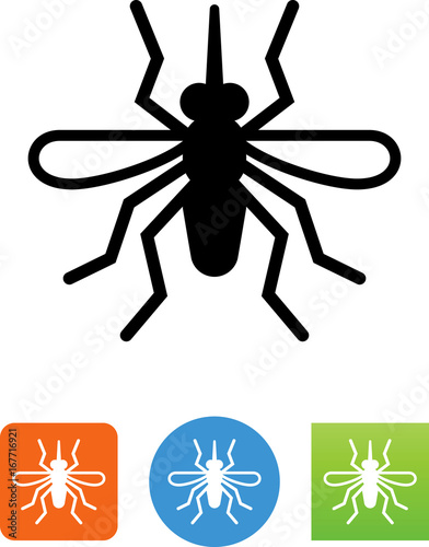 Vector Mosquito Icon - Illustration