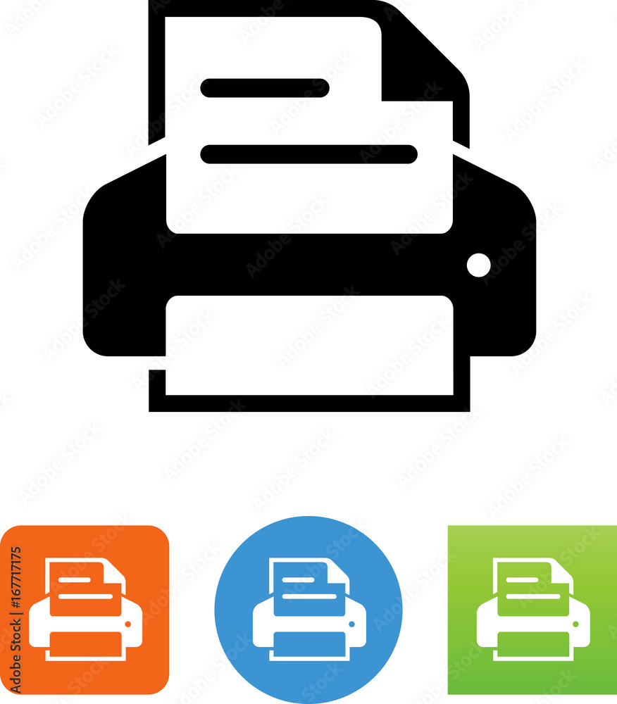 Vector Print Icon - Illustration Vector Print Icon - Illustration