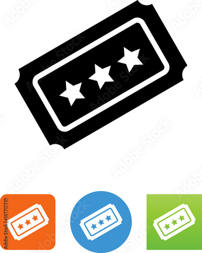 Vector Ticket Icon - Illustration