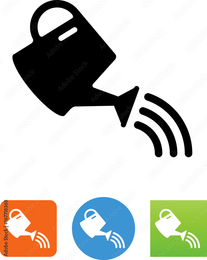 Watering Can Icon - Illustration Watering Can Icon - Illustration