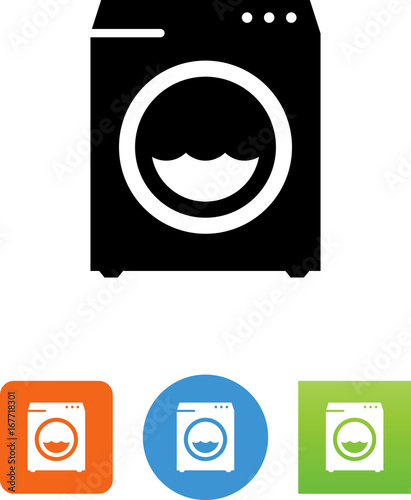 Washing Machine Icon - Illustration
