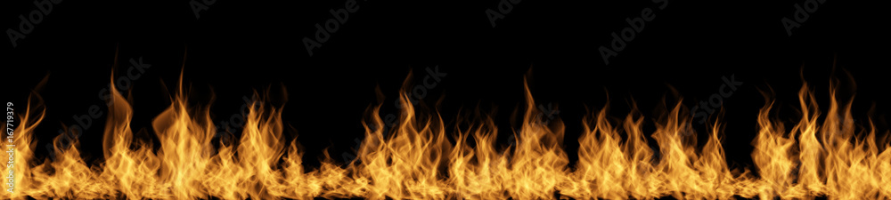Fire Flames on Black Background. Includes Copy Space Fire Flames on Black Background. Includes Copy Space