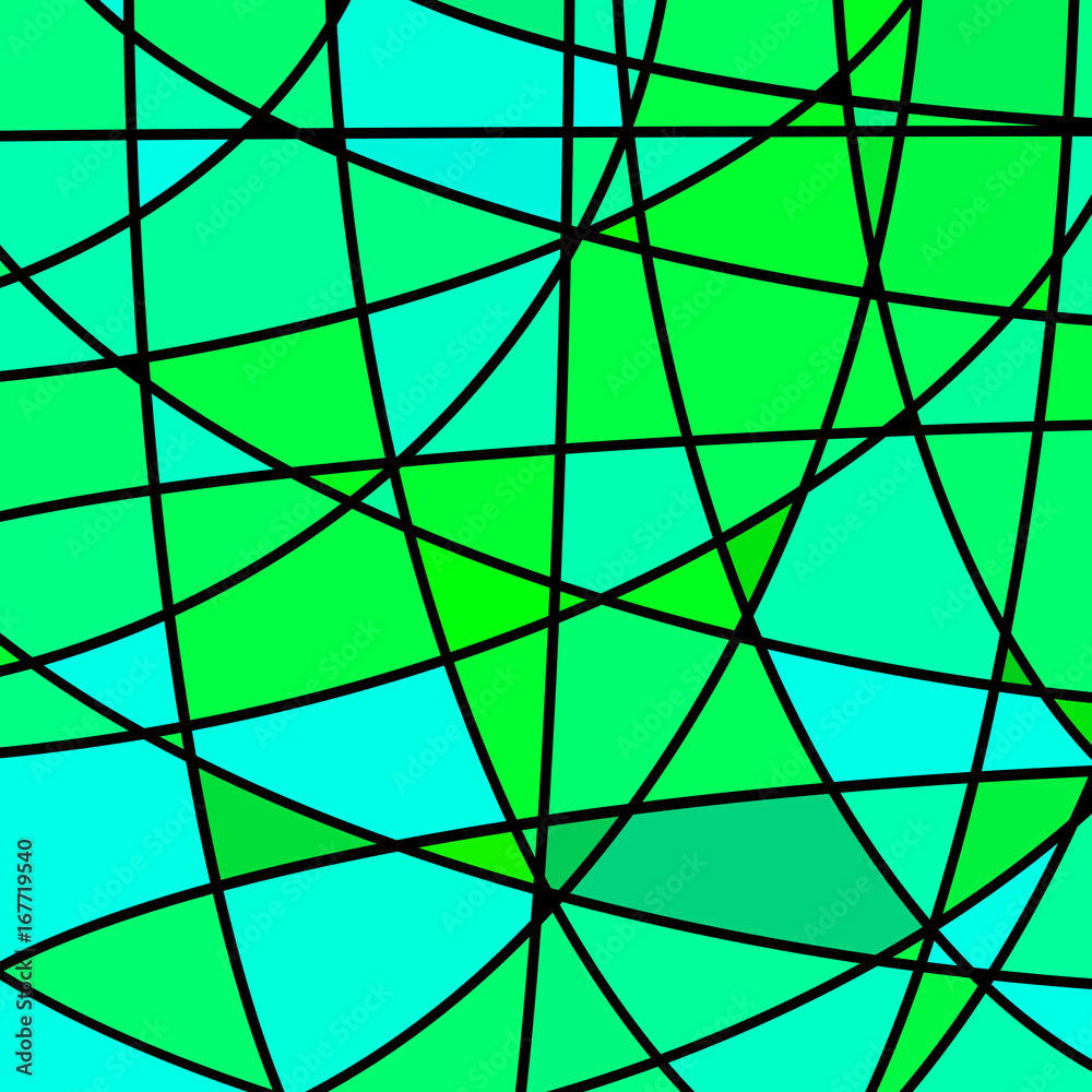 Naklejka premium abstract vector stained-glass mosaic background