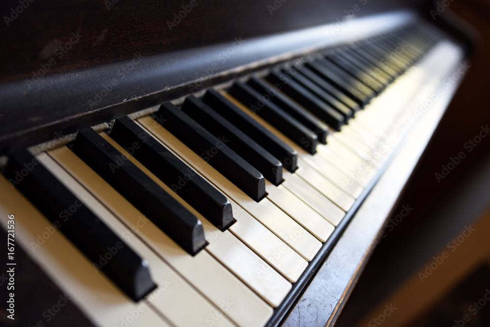 Antique Piano Keys