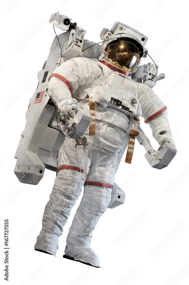 Astronaut's space suit (Elements of this image furnished by NASA)