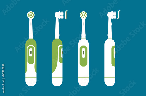 electric toothbrush with toothpaste for brushing teeth, hello morning
