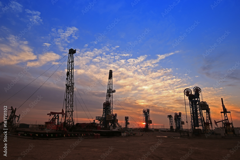 The oil pump, industrial equipment The oil pump, industrial equipment