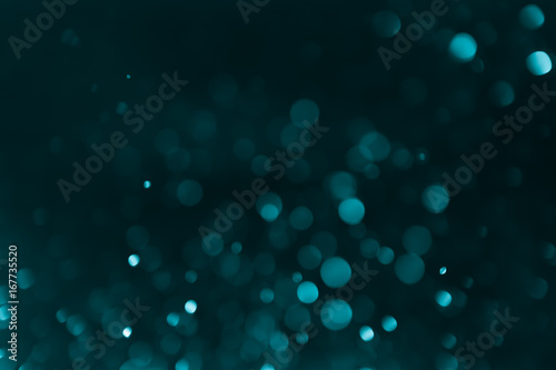 bokeh background teal