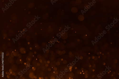 bokeh background orange