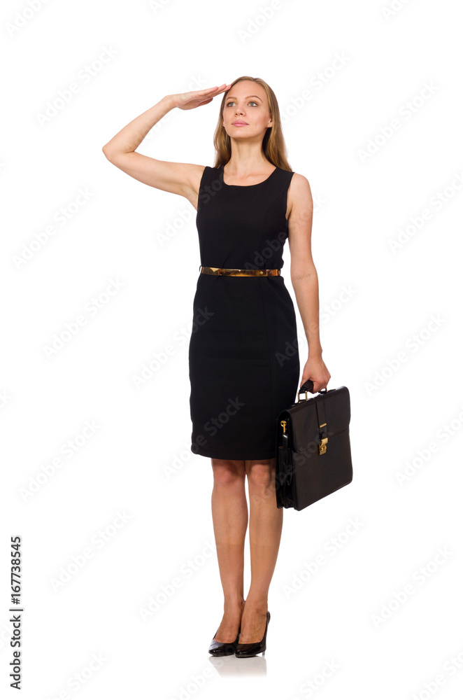 Woman businesswoman concept isolated white background Woman businesswoman concept isolated white background