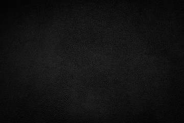 Black leather texture  background.