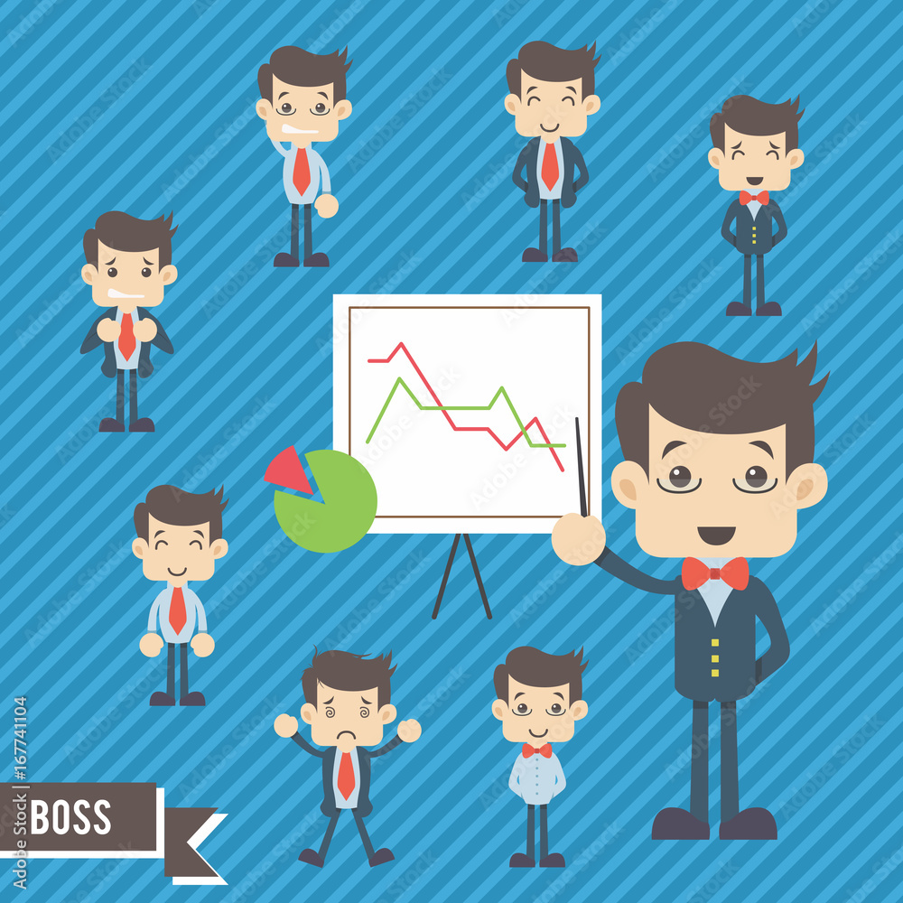 Business man character illustration - vector pack Business man character illustration - vector pack