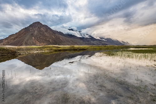 Landscape around Nubra Valley in Ladakh, India