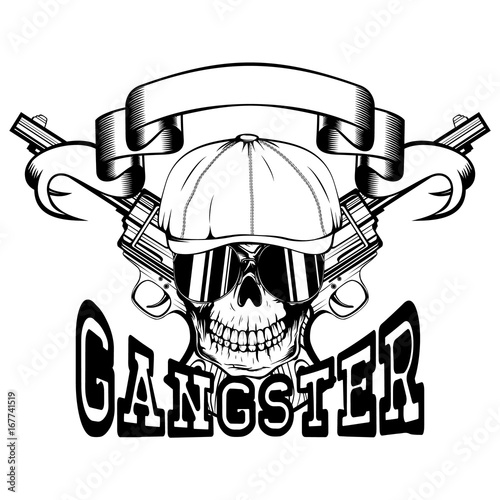 gangster with revolver