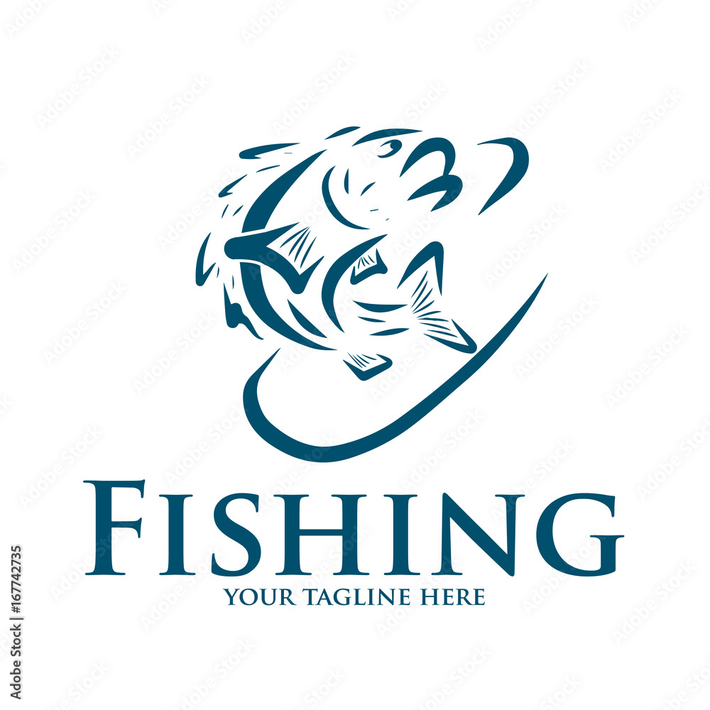 fishing logo fishing logo