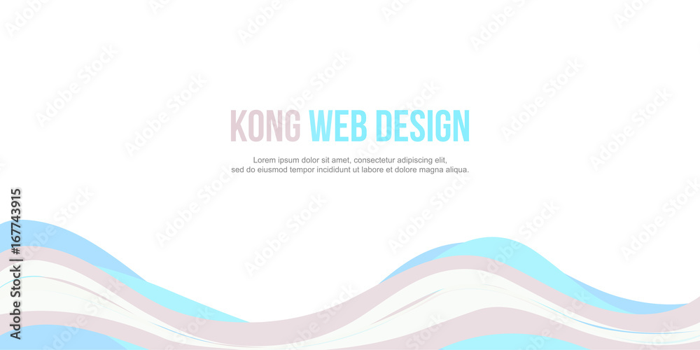 Header website abstract elegant design