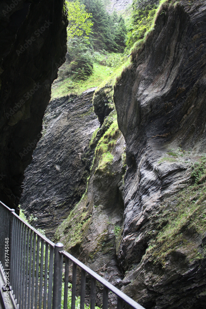 Fototapeta premium viamala switzerland lake