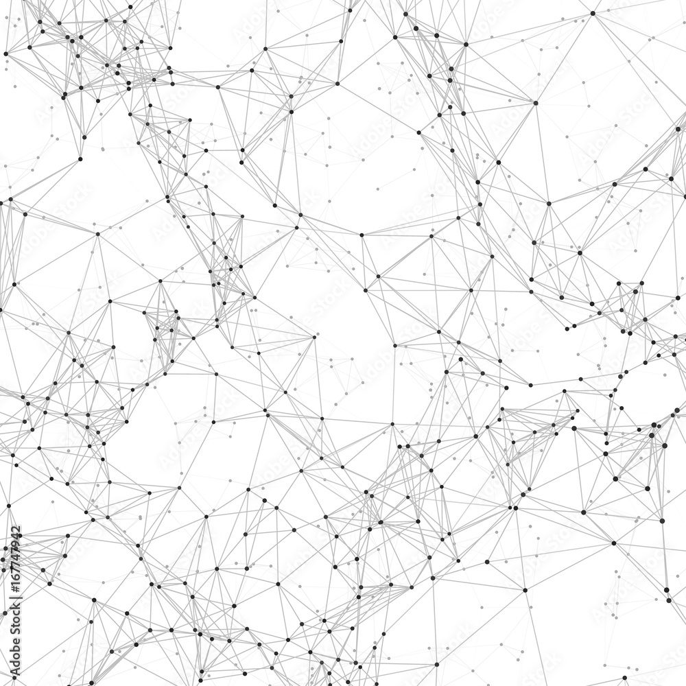 Macro crystal polygonal vector background with chaotic 3d render polygons Macro crystal polygonal vector background with chaotic 3d render polygons