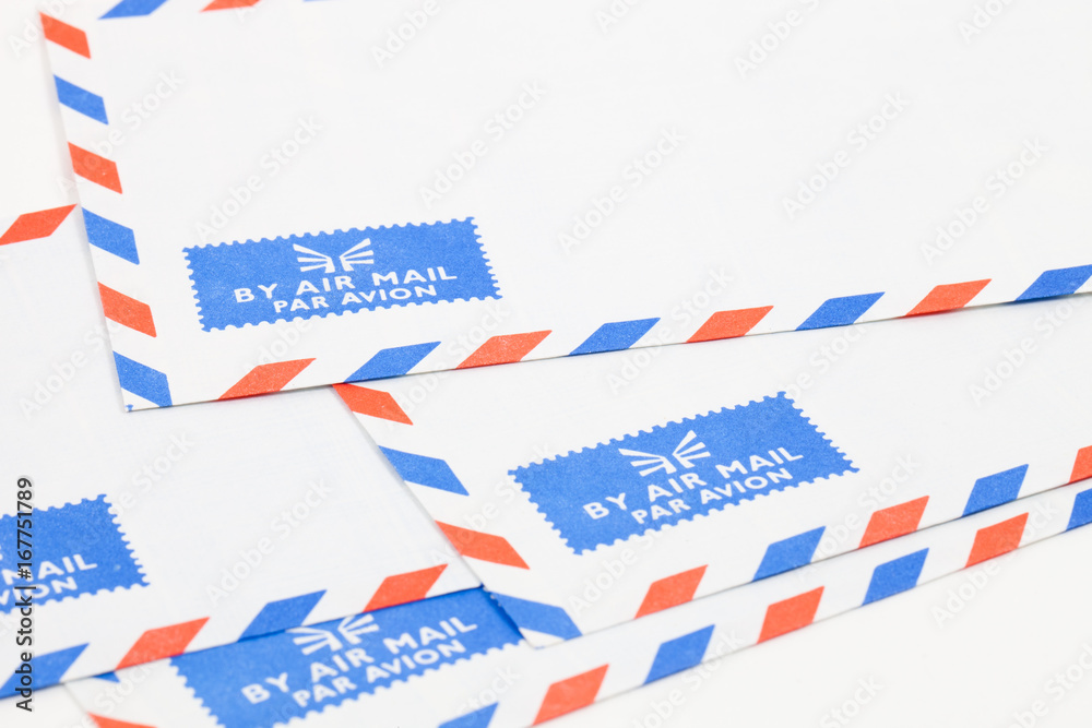 Retro airmail envelopes Retro airmail envelopes