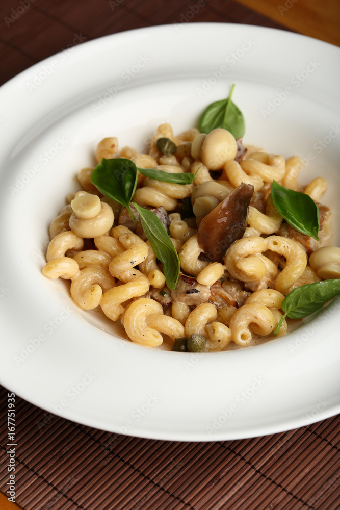 Italian pasta with meat Italian pasta with meat