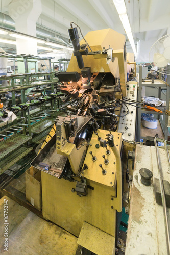 Equipment and machines for the production of footwear.