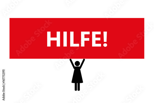 überforderte frau braucht hilfe