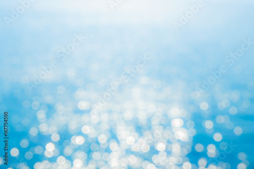 Light bokeh on sea as background.