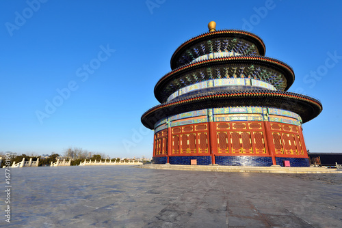 Temple of Heaven scenary in Beijing,China.