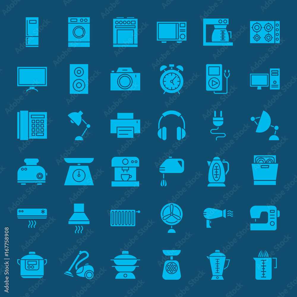 Household Solid Web Icons Household Solid Web Icons