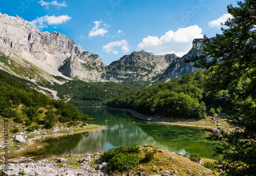 Mountain, natural lake named "Skrke" at Durmitor National Park, Montenegro.
