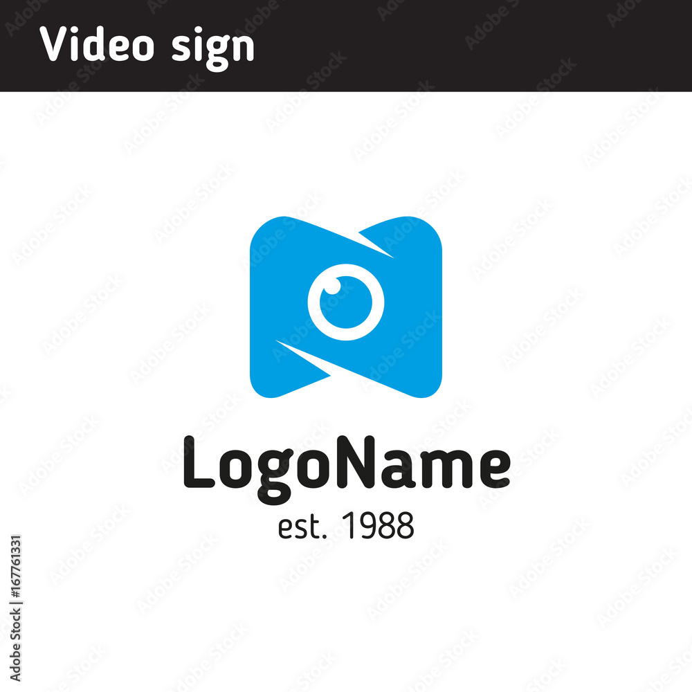 Logo template for online service Logo template for online service
