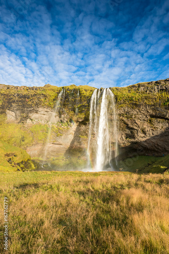 Seljalandsfoss Wasserfall an der Ringstrasse  Island