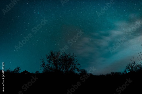 Night sky long exposure.