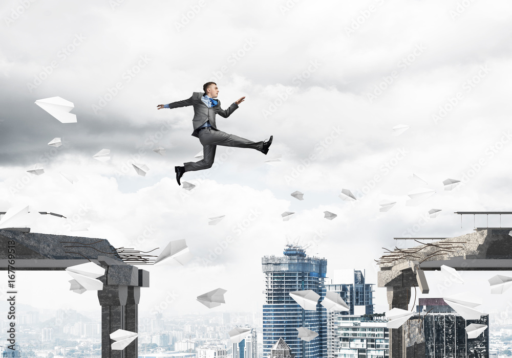 Problem and difficulties overcoming concept. Problem and difficulties overcoming concept.