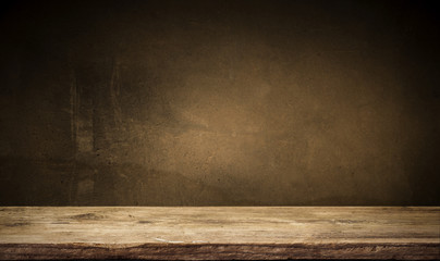 background of barrel and worn old table of wood