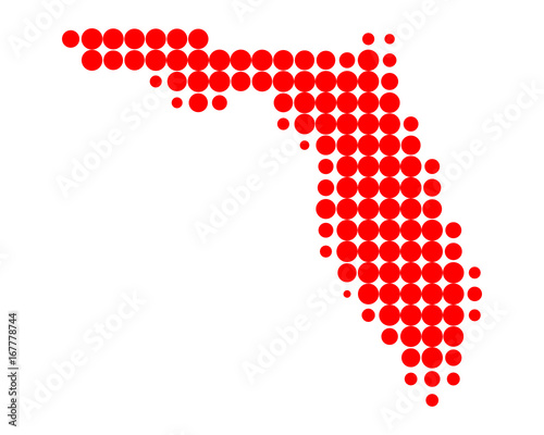 Karte von Florida