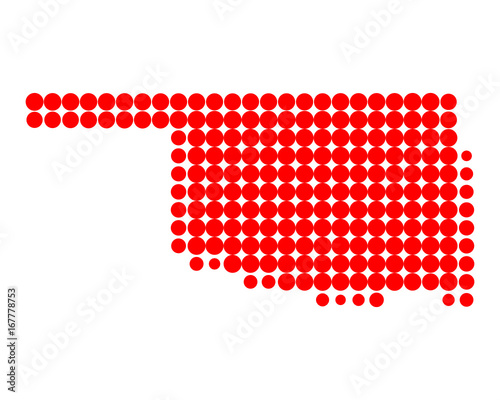 Karte von Oklahoma